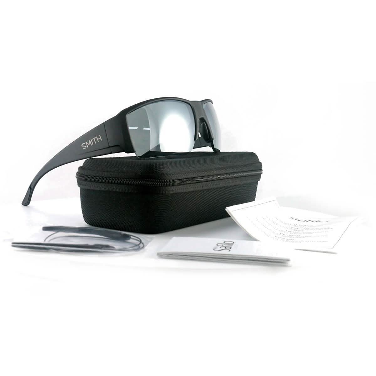 Smith Men's Sunglasses Captains Choice Polarized Matte Black Polarized DL5 RT DailySale