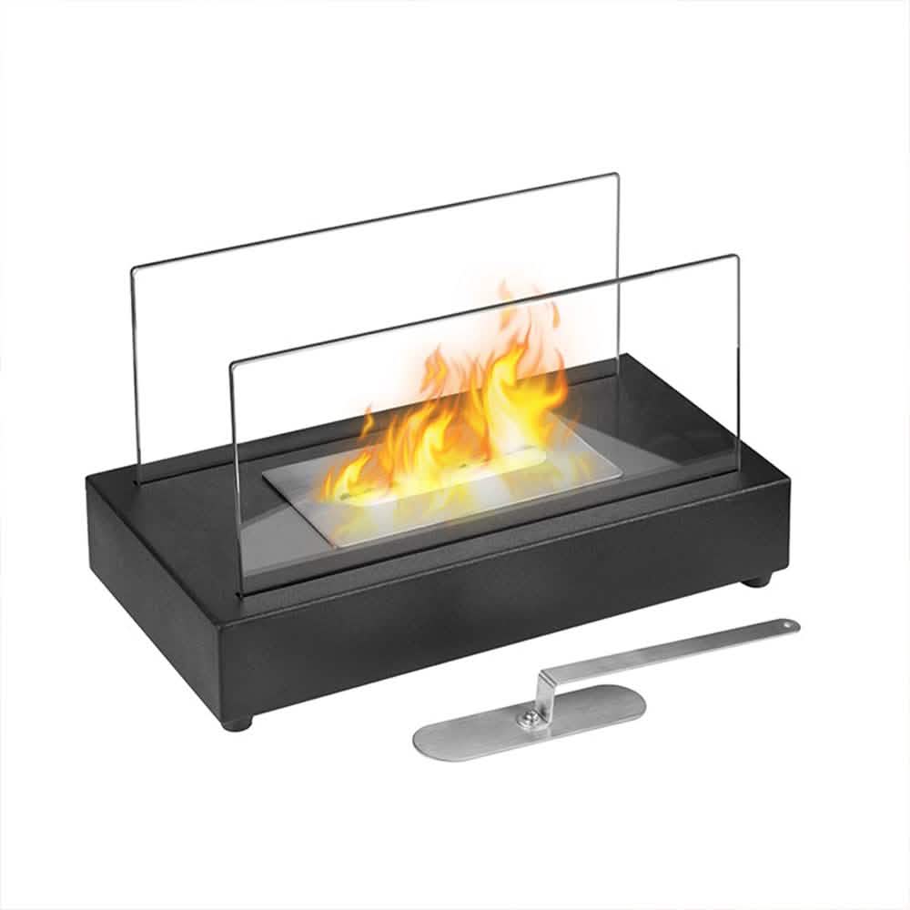 Smokeless Bio-Ethanol Tabletop Fireplace DailySale