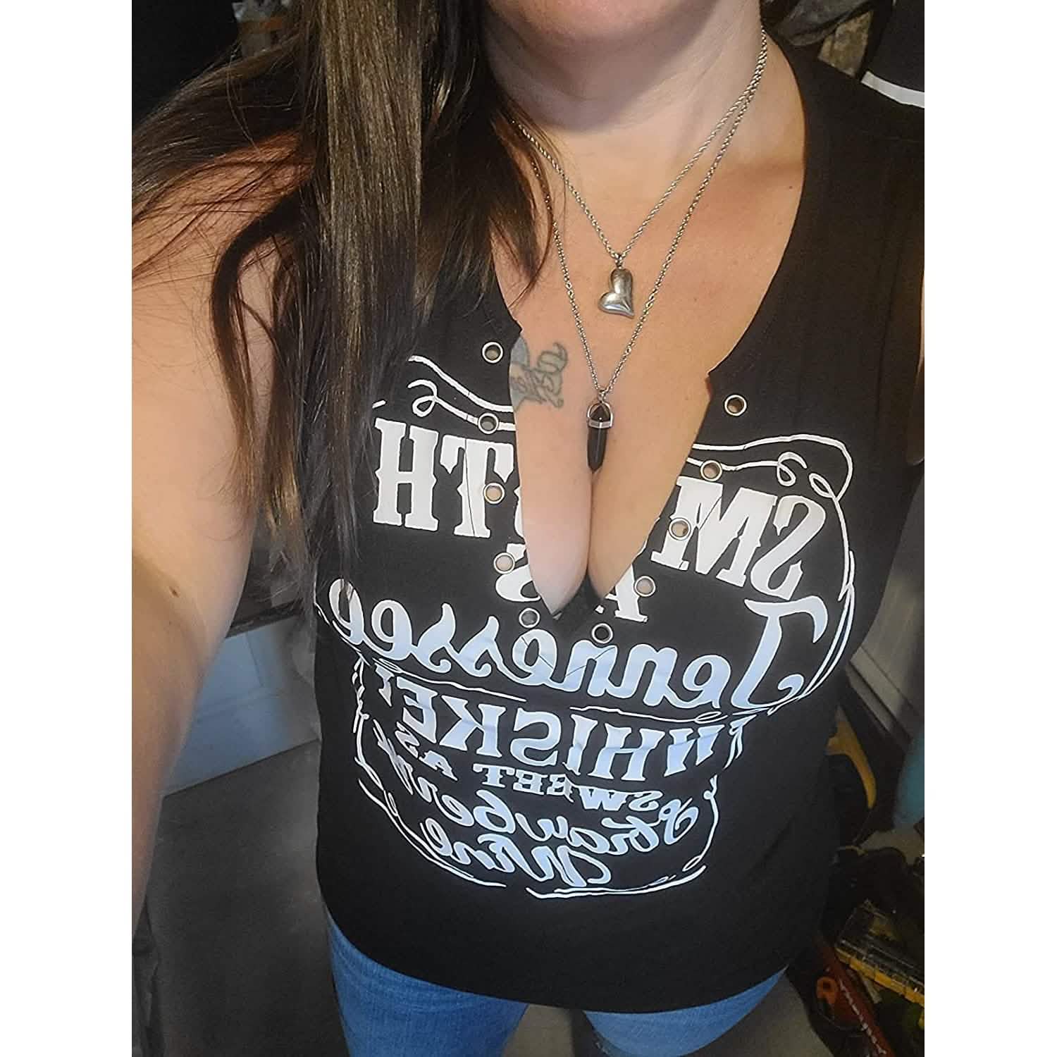 Smooth As Tennessee Whiskey Sweet As Strawberry Wine Shirt DailySale
