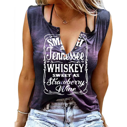 Smooth As Tennessee Whiskey Sweet As Strawberry Wine Shirt DailySale
