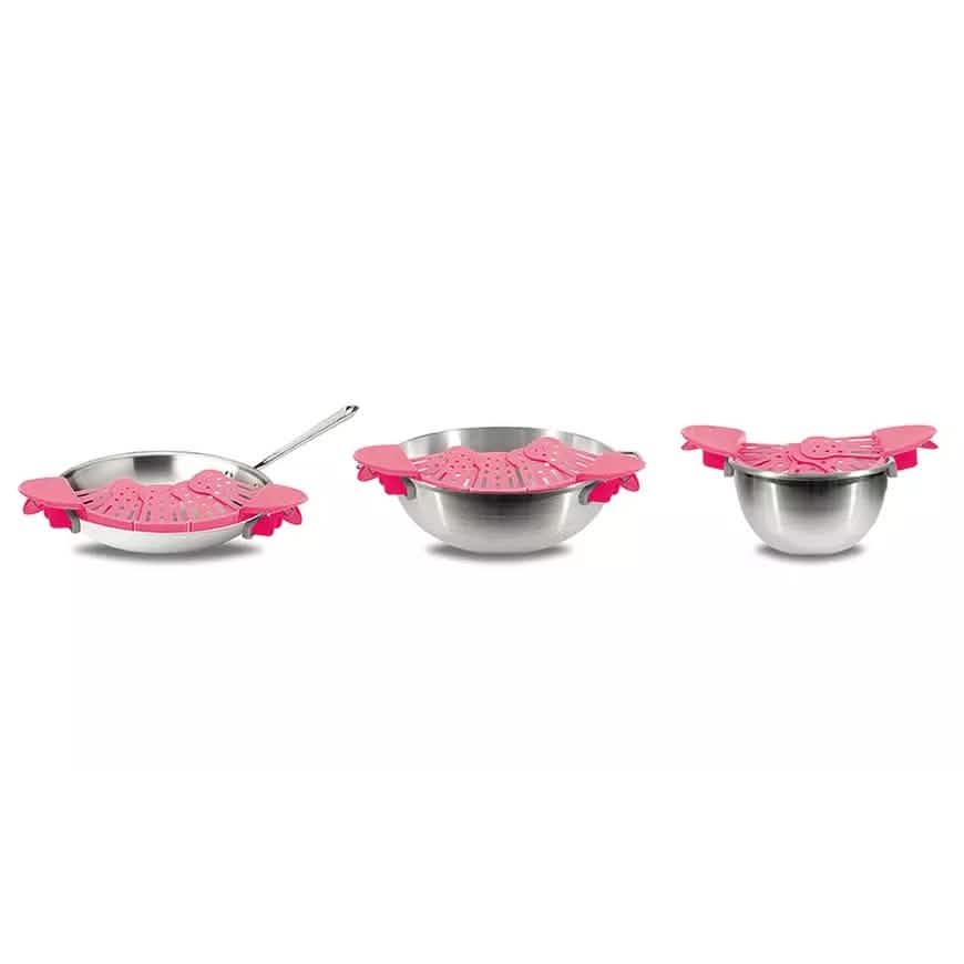 Snapbit Handsfree Strainer Fits All Size Pot, Pan, or Bowl DailySale