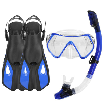 Snorkling Gear Mask Fin Set with Adjustable Swim Fins DailySale