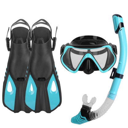 Snorkling Gear Mask Fin Set with Adjustable Swim Fins DailySale