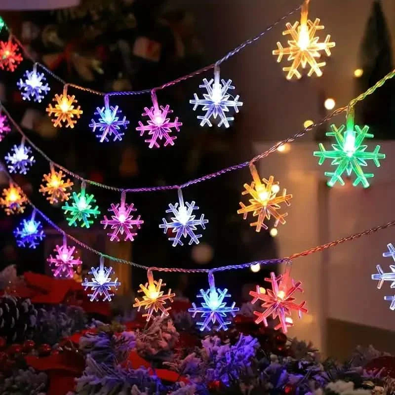 Snowflake Decorative LED String Light 152cm/60in DailySale