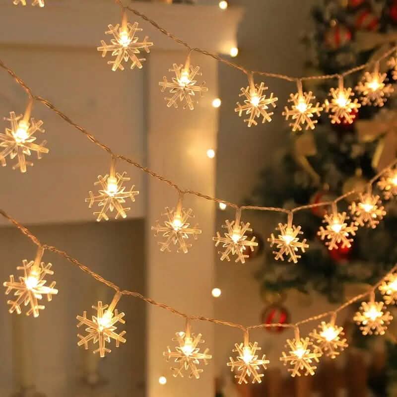 Snowflake Decorative LED String Light 152cm/60in DailySale
