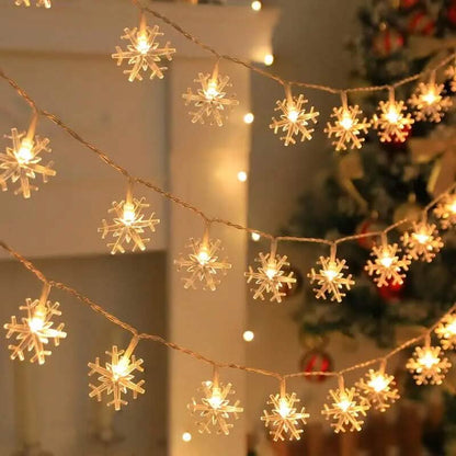 Snowflake Decorative LED String Light 152cm/60in DailySale