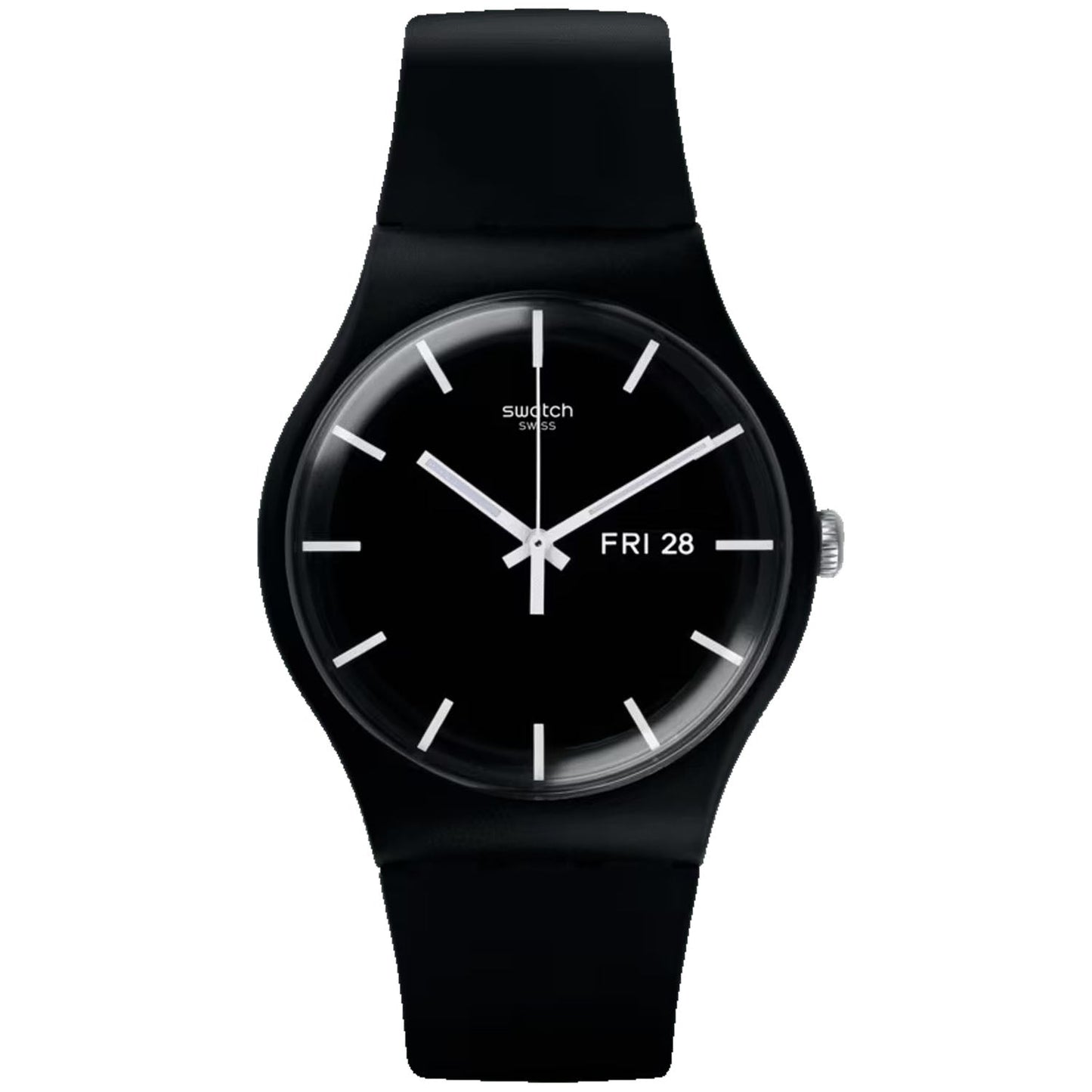 Swatch Men's Originals Power Tracking Mono Black Bids.com