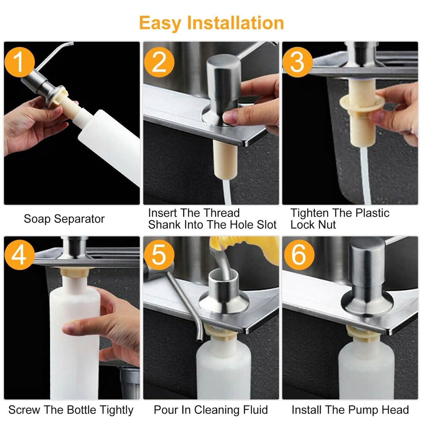 Soap Dispenser for Kitchen Sink DailySale