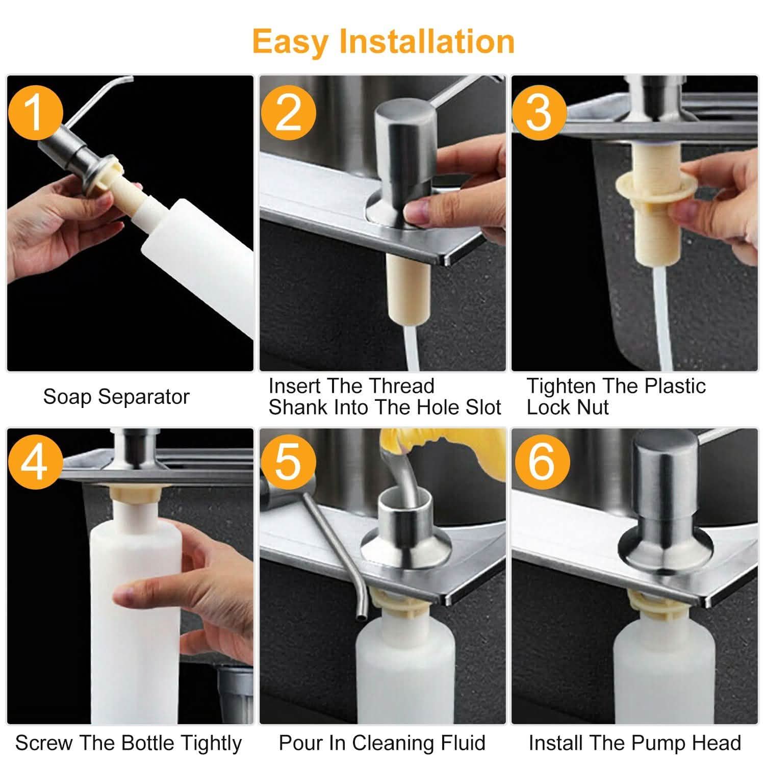 Soap Dispenser for Kitchen Sink DailySale
