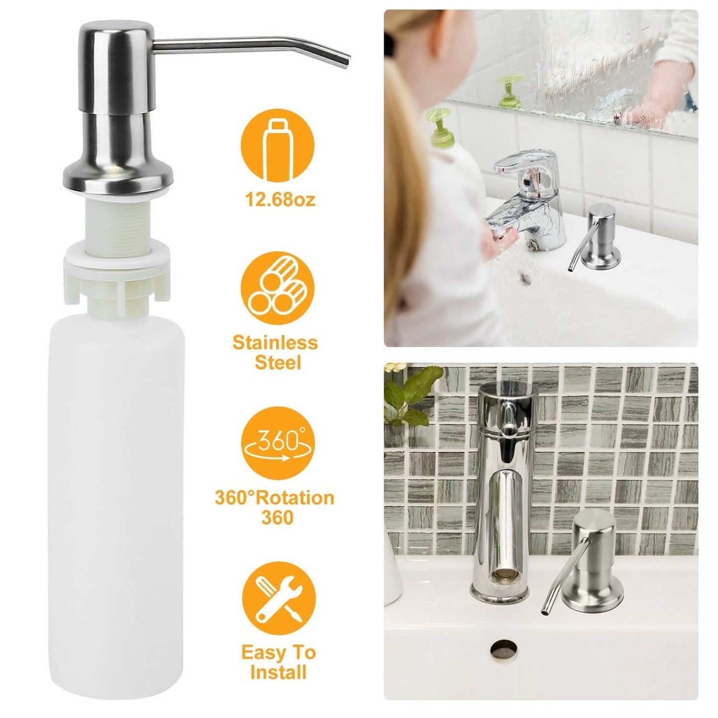 Soap Dispenser for Kitchen Sink DailySale