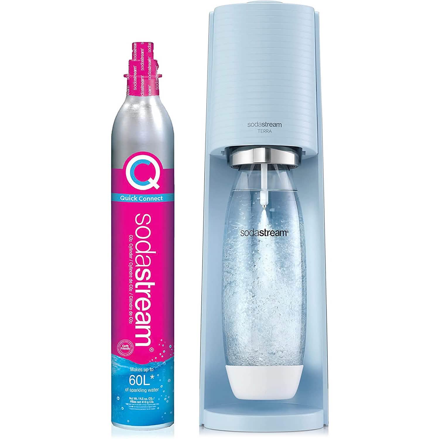 SodaStream Terra Sparkling Water Maker with CO2 and DWS Bottle DailySale