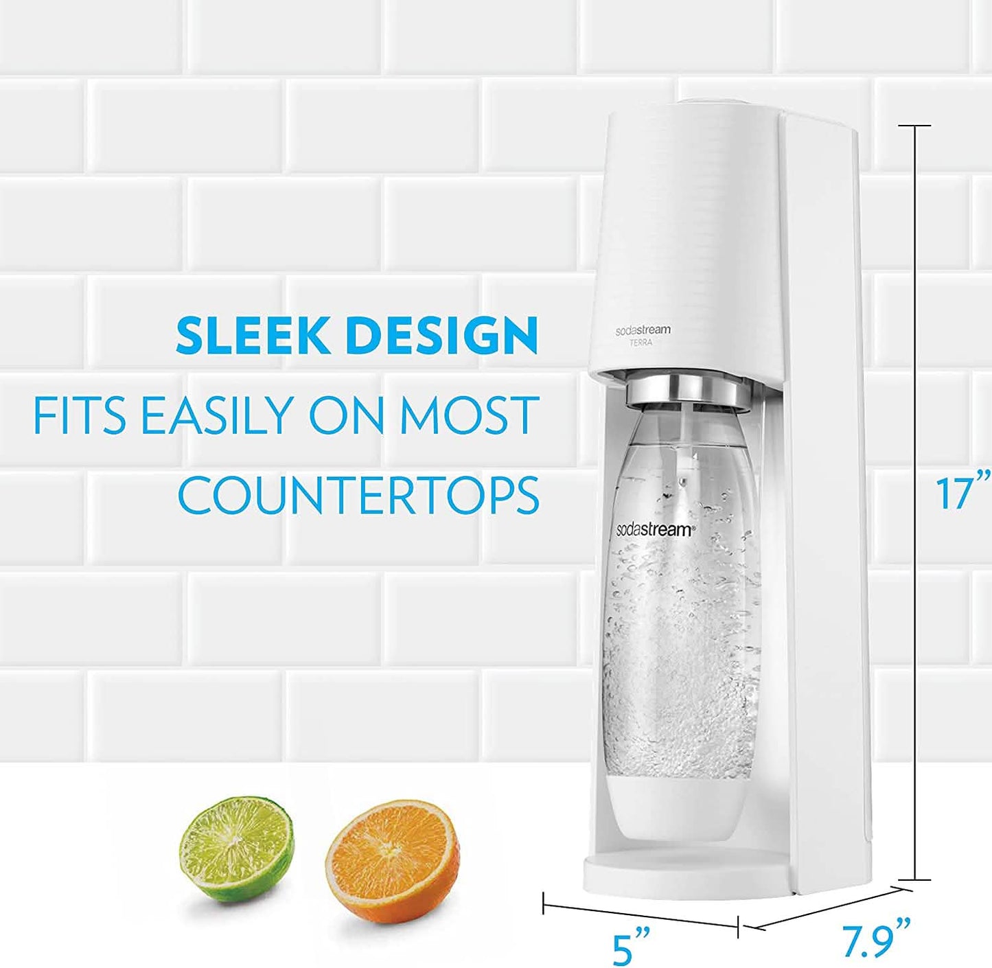 SodaStream Terra Sparkling Water Maker with CO2 and DWS Bottle DailySale