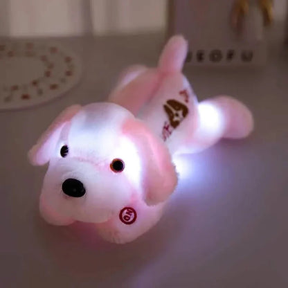 Soft Glow-in-the-Dark LED Plush Puppy DailySale