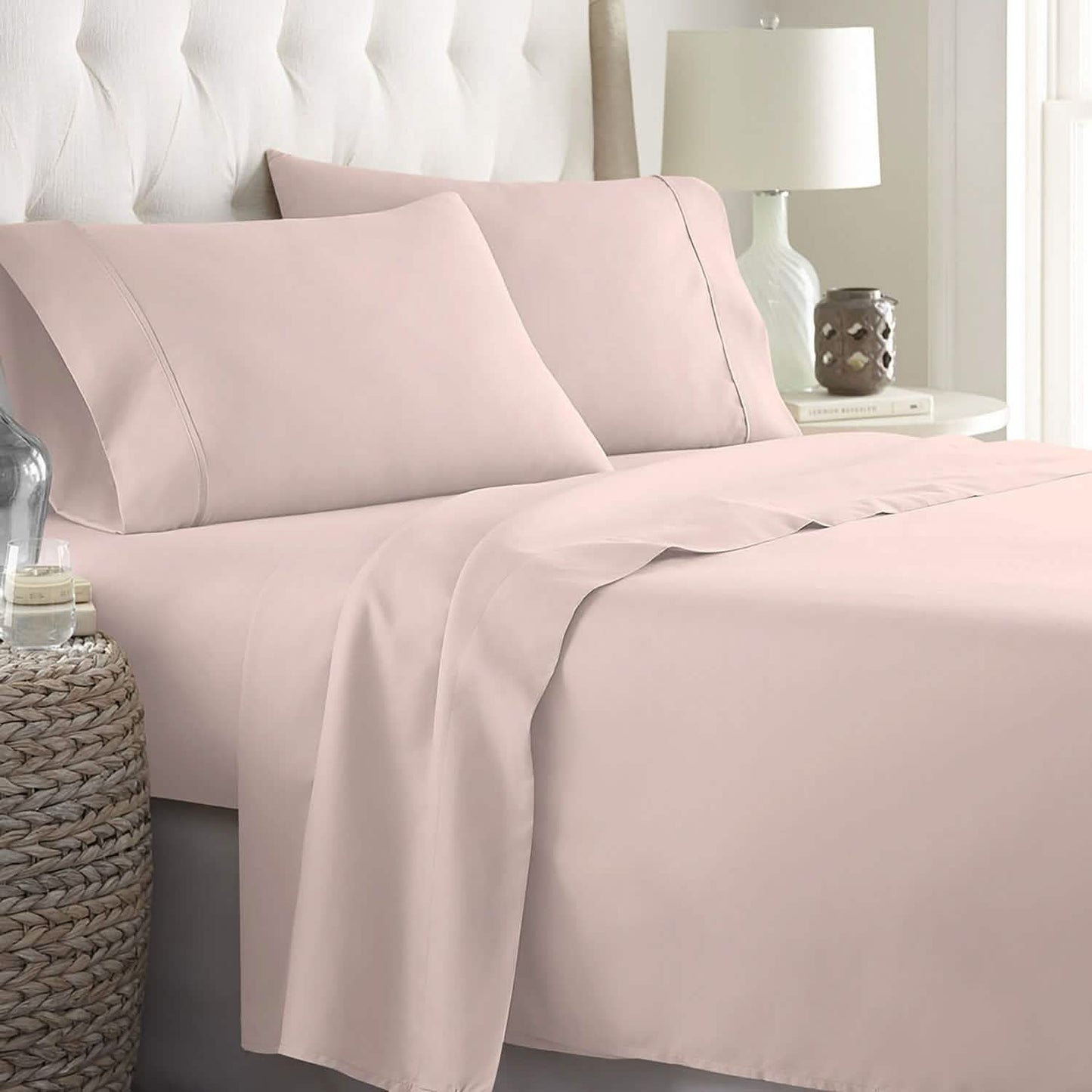 Soft Home 1800 Series Solid Microfiber Ultra Soft Sheet Set DailySale