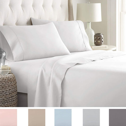 Soft Home 1800 Series Solid Microfiber Ultra Soft Sheet Set DailySale