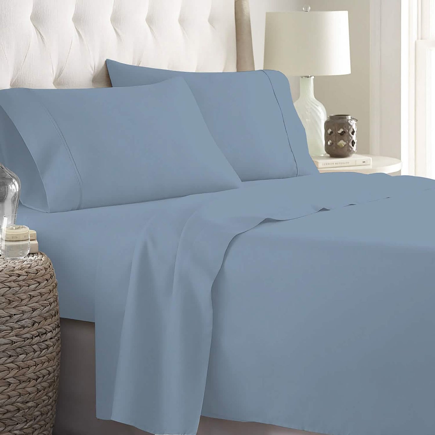 Soft Home 1800 Series Solid Microfiber Ultra Soft Sheet Set DailySale