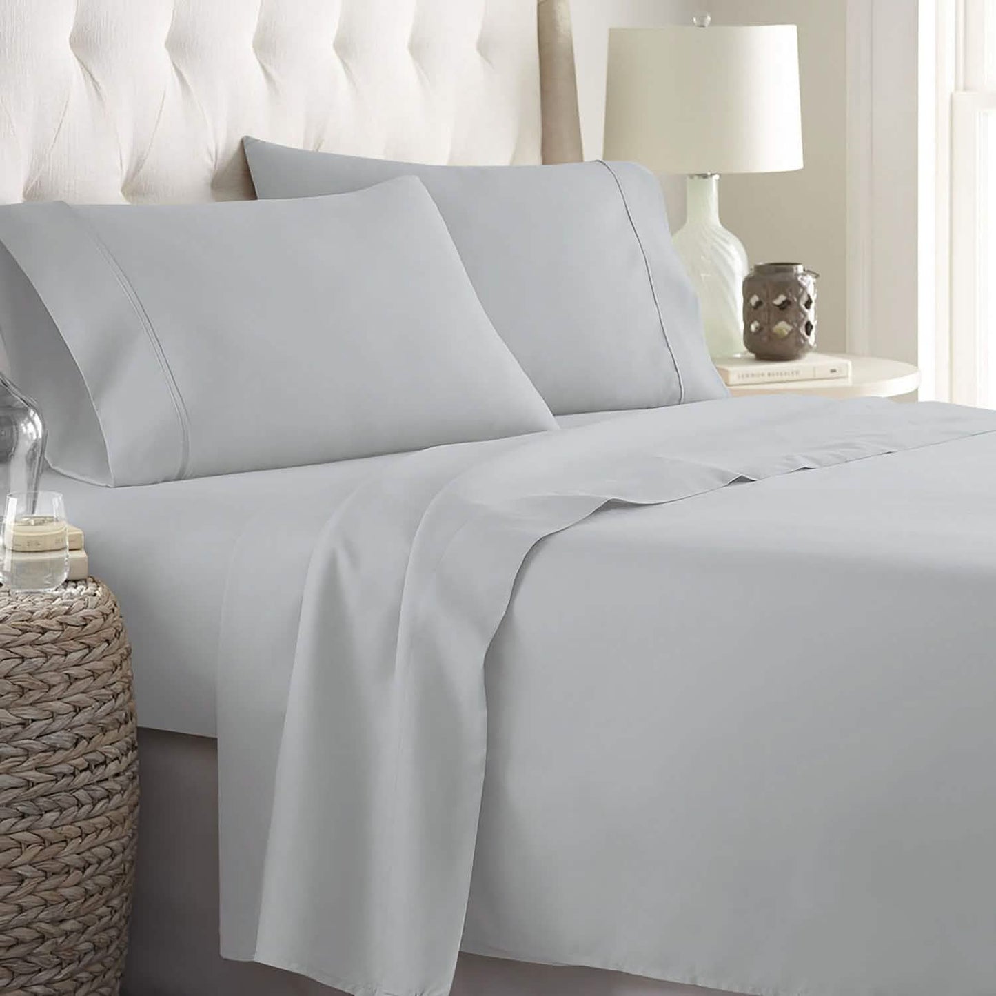 Soft Home 1800 Series Solid Microfiber Ultra Soft Sheet Set DailySale