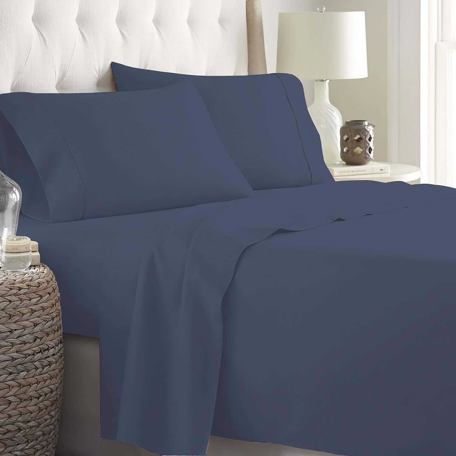 Soft Home 1800 Series Solid Microfiber Ultra Soft Sheet Set DailySale