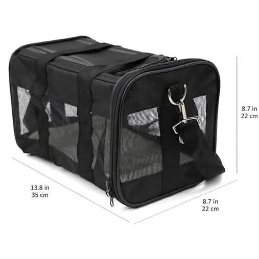 Soft-Sided Mesh Pet Travel Carrier DailySale