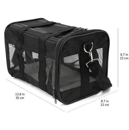 Soft-Sided Mesh Pet Travel Carrier DailySale
