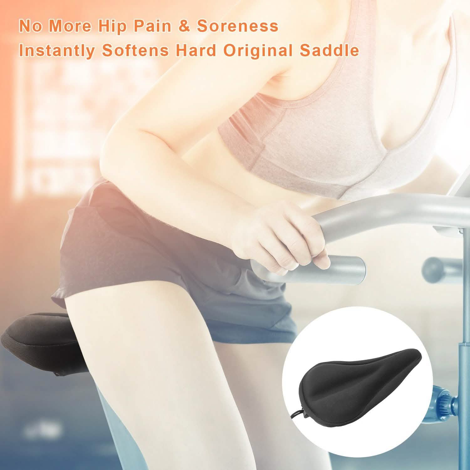 Soft Silicone Gel Bike Seat Saddle Cushion Cover DailySale