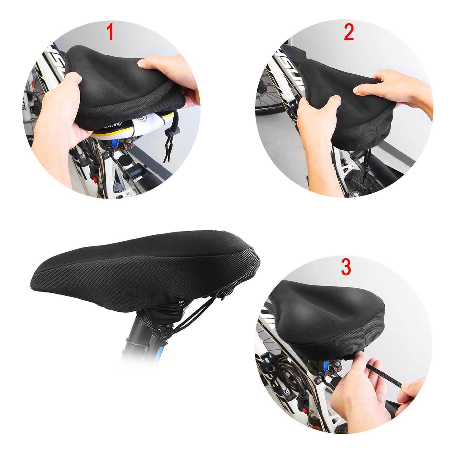 Soft Silicone Gel Bike Seat Saddle Cushion Cover DailySale