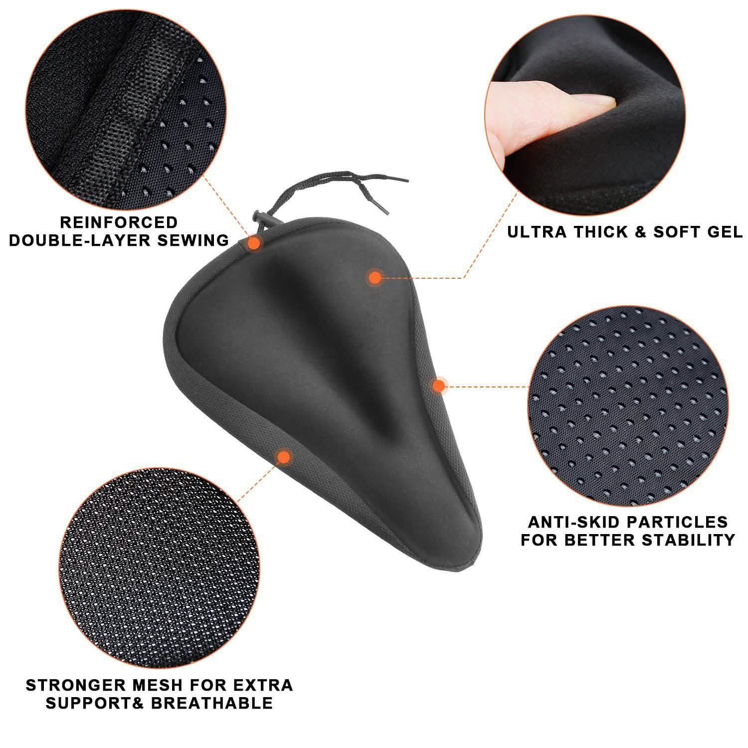 Soft Silicone Gel Bike Seat Saddle Cushion Cover DailySale