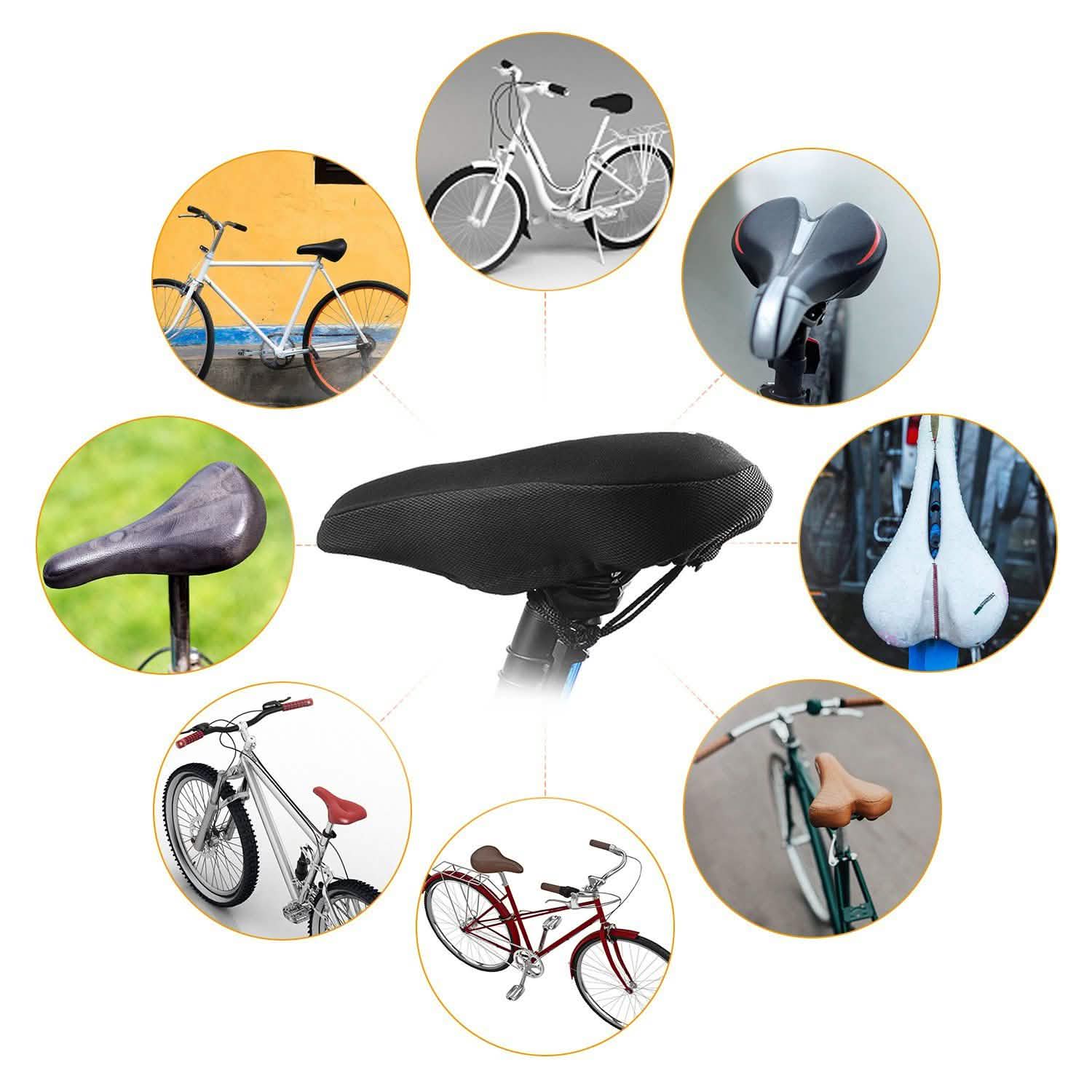 Soft Silicone Gel Bike Seat Saddle Cushion Cover DailySale