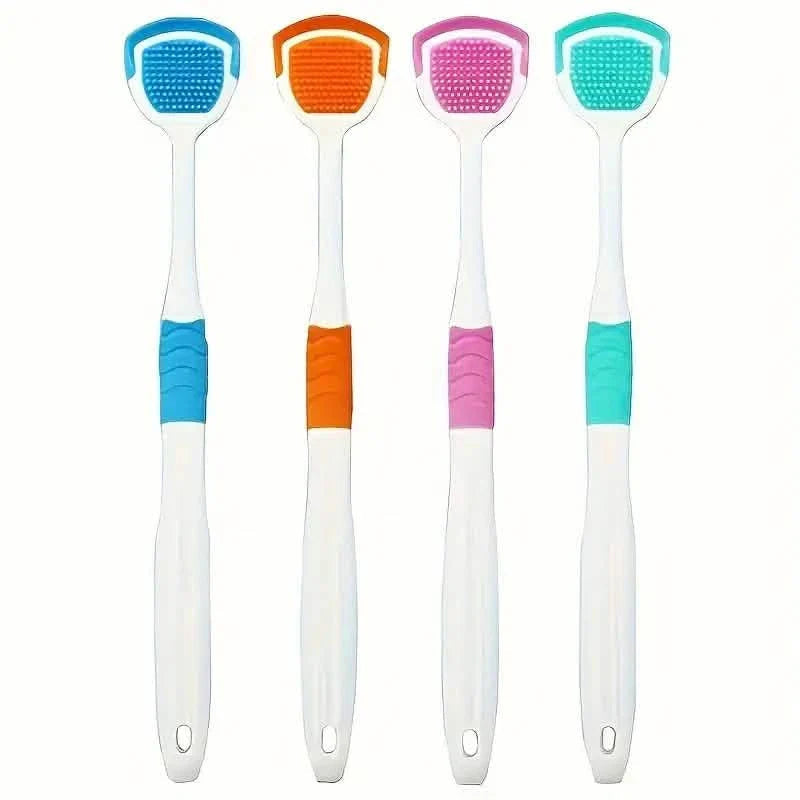 Soft Silicone Tongue Scraper Cleaning Toothbrush DailySale