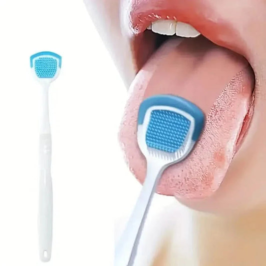 Soft Silicone Tongue Scraper Cleaning Toothbrush DailySale