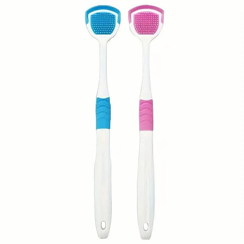 Soft Silicone Tongue Scraper Cleaning Toothbrush DailySale