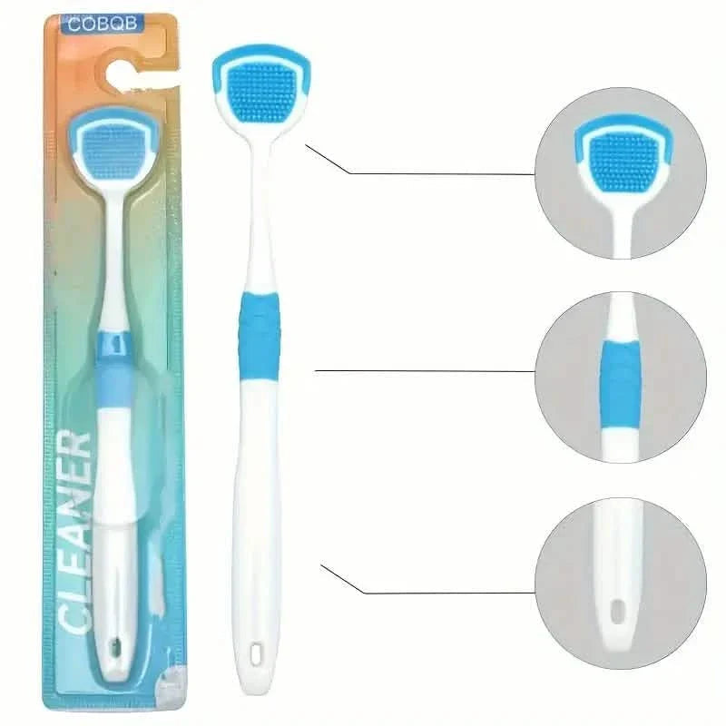 Soft Silicone Tongue Scraper Cleaning Toothbrush DailySale