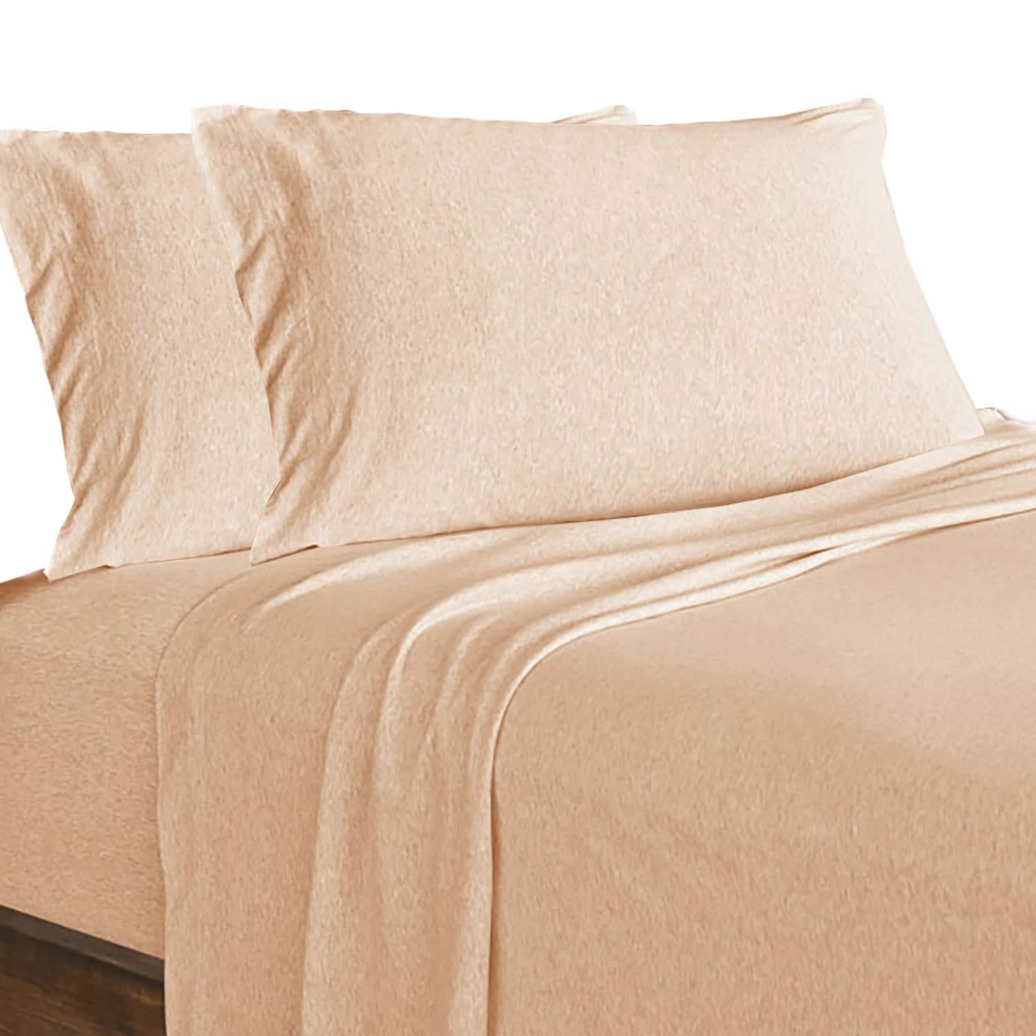 Soft Tees Luxury Cotton Modal Jersey Knit Sheet Set DailySale