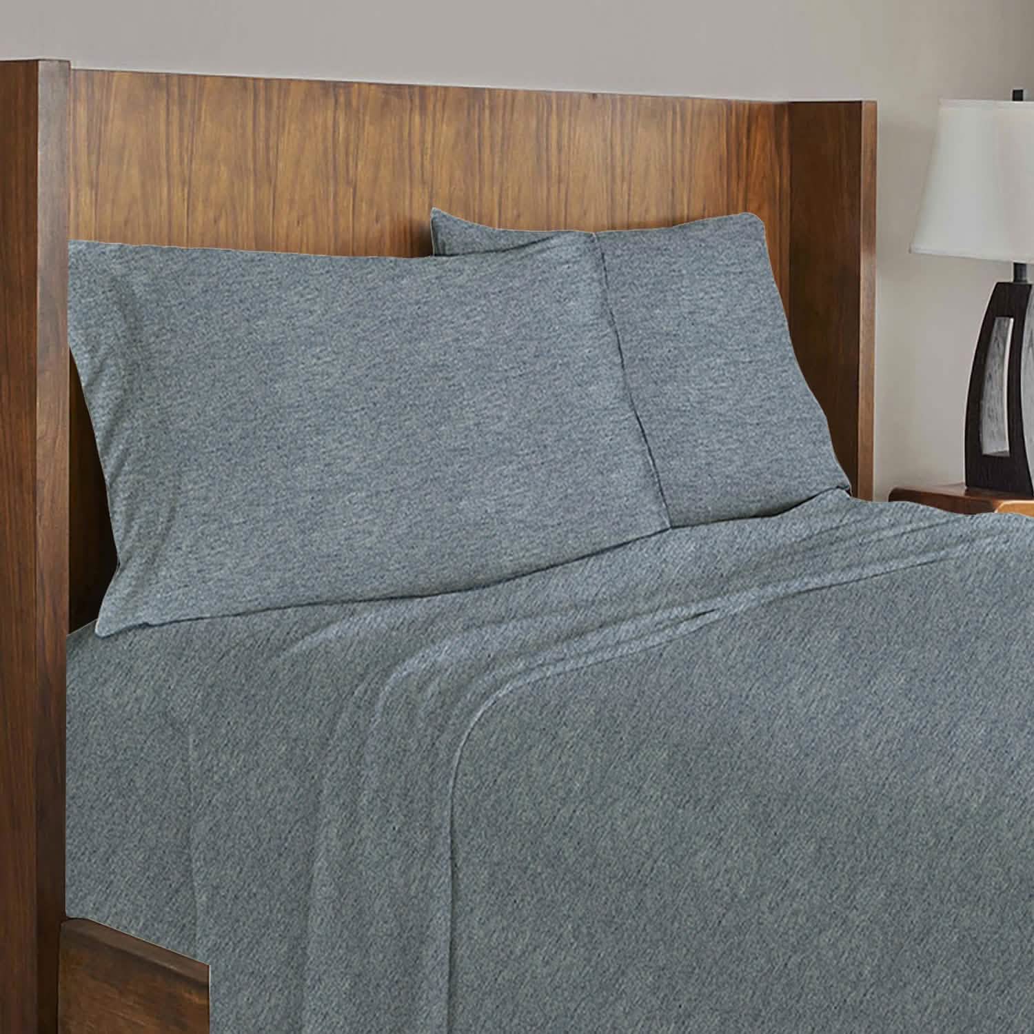 Soft Tees Luxury Cotton Modal Jersey Knit Sheet Set DailySale