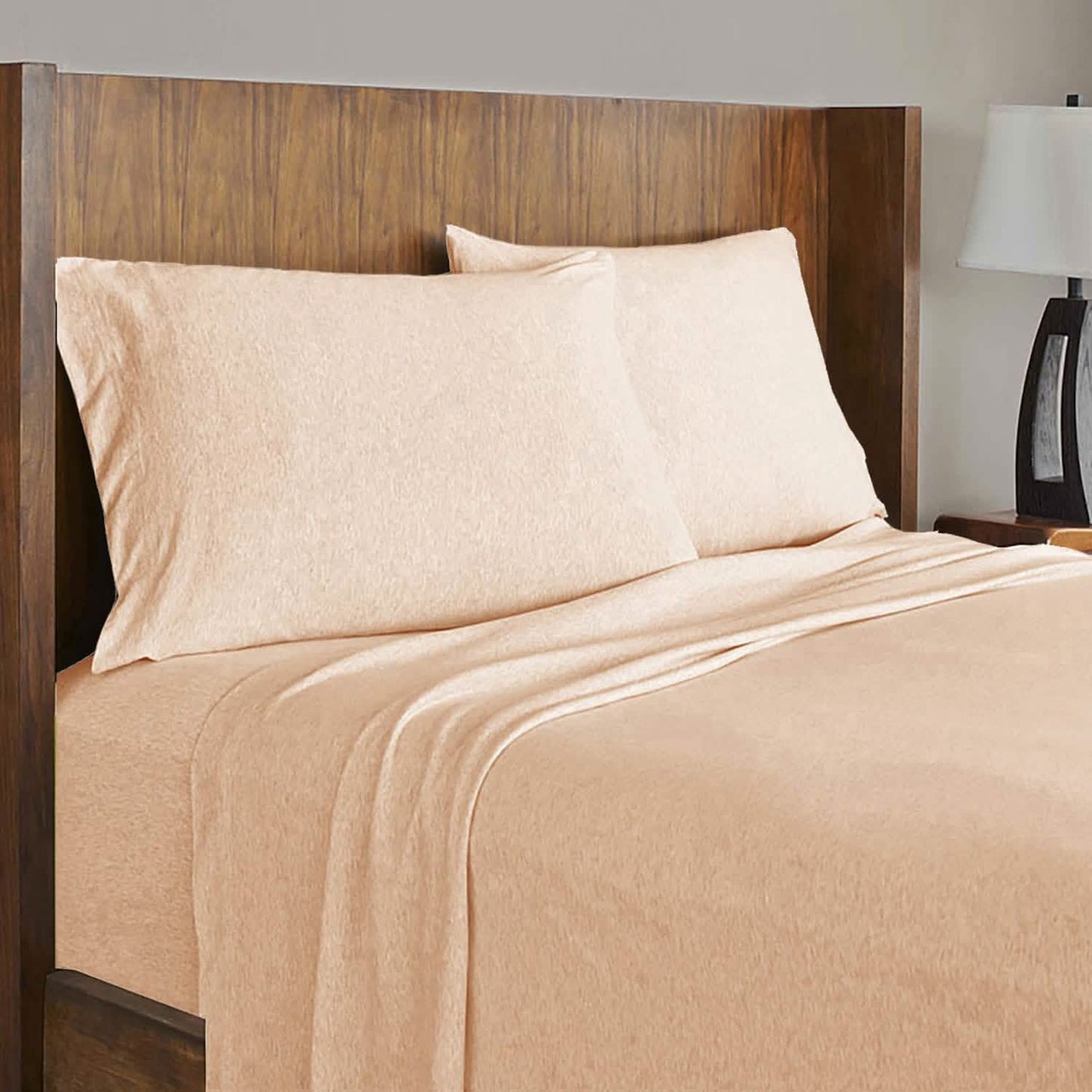 Soft Tees Luxury Cotton Modal Jersey Knit Sheet Set DailySale