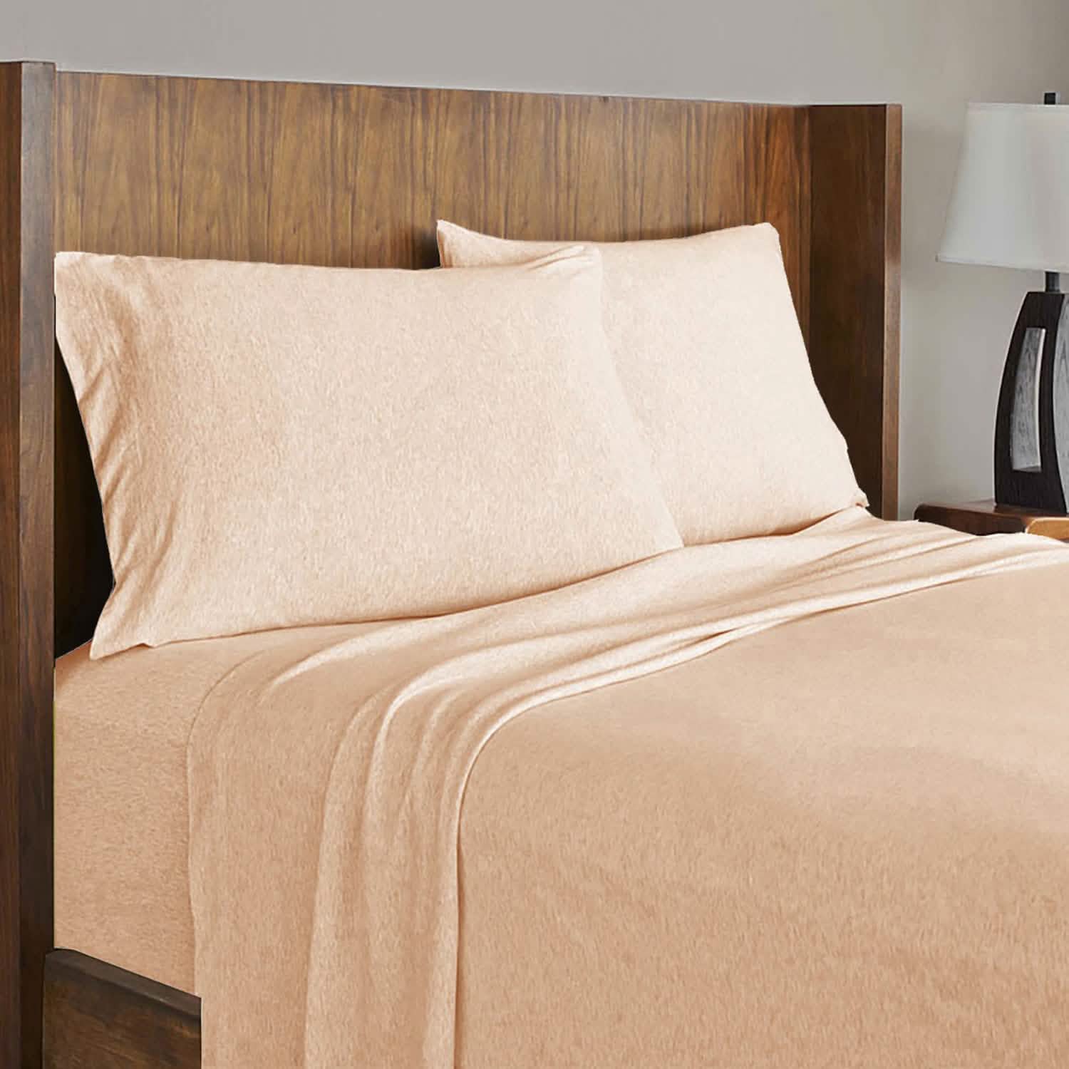 Soft Tees Luxury Cotton Modal Jersey Knit Sheet Set DailySale