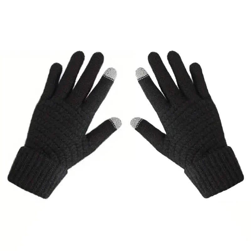 Soft Touchscreen Winter Gloves Elastic Cuff Knit for Cold Weather DailySale