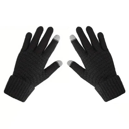 Soft Touchscreen Winter Gloves Elastic Cuff Knit for Cold Weather DailySale