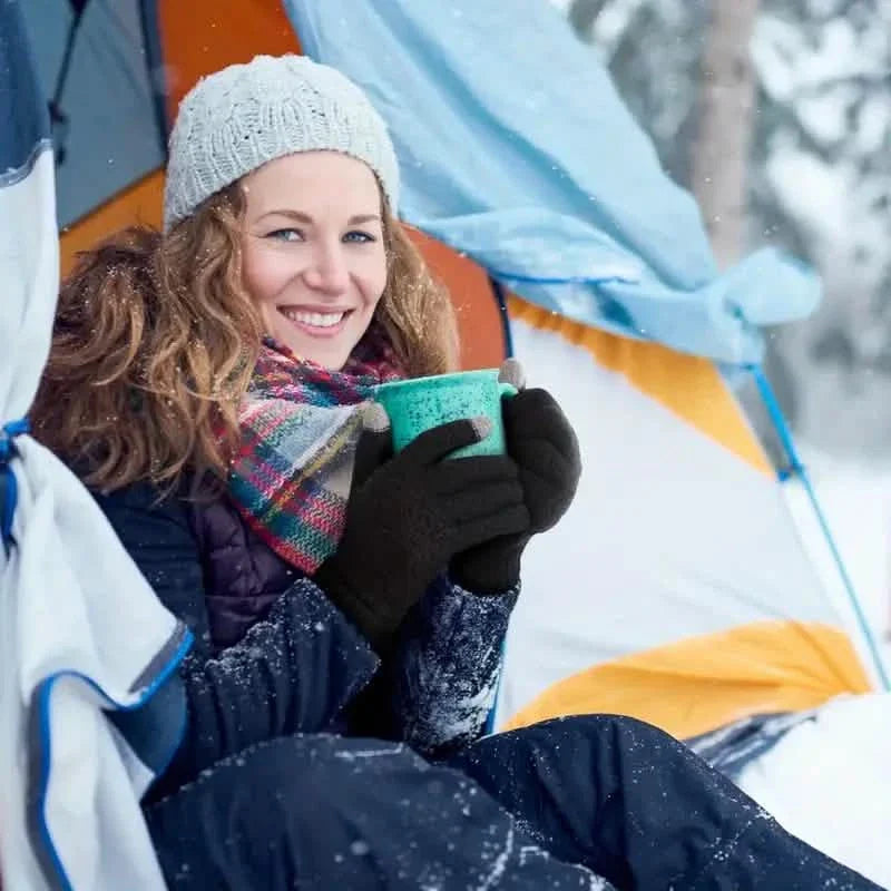 Soft Touchscreen Winter Gloves Elastic Cuff Knit for Cold Weather DailySale