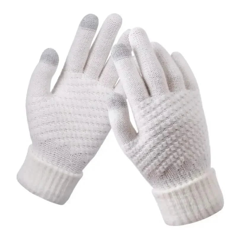 Soft Touchscreen Winter Gloves Elastic Cuff Knit for Cold Weather DailySale