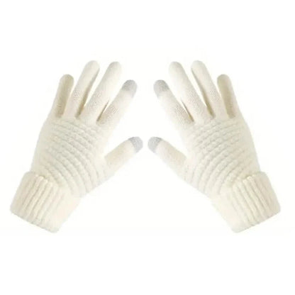 Soft Touchscreen Winter Gloves Elastic Cuff Knit for Cold Weather DailySale