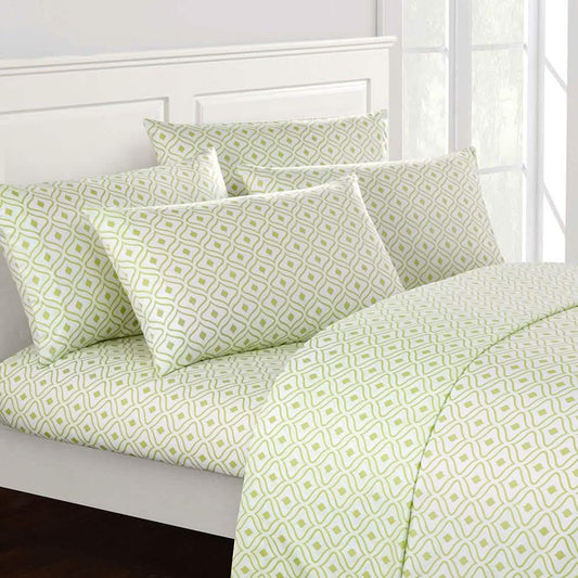 Soft Two-Tone Diamond Print Deep Pocket Sheet Sets DailySale