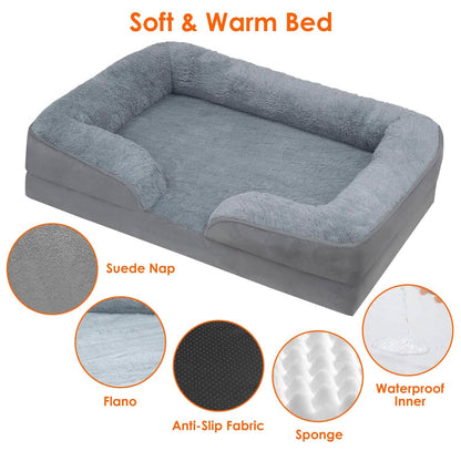 Soft Warm Plush Puppy Cozy Nest Sofa Non-Slip Bed Cushion Mat DailySale