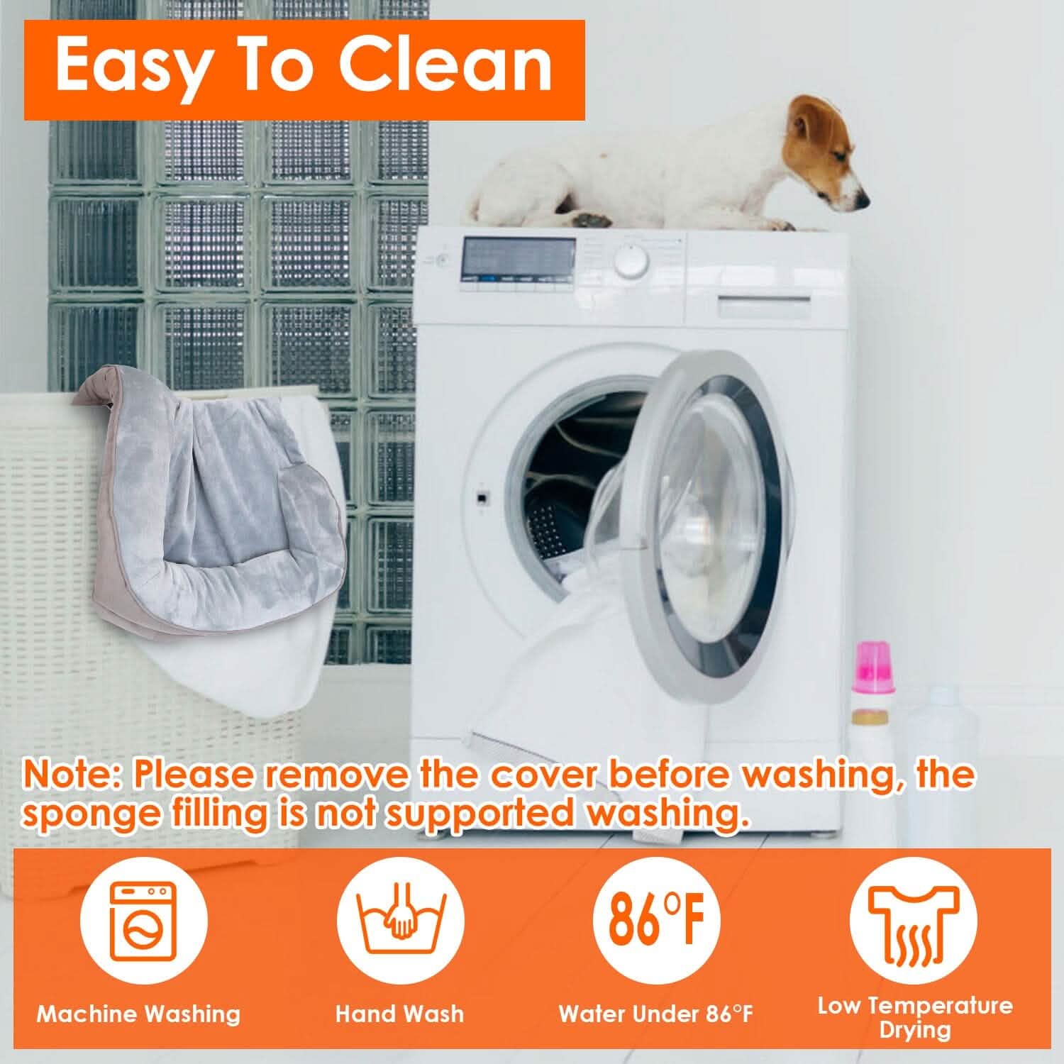 Soft Warm Plush Puppy Cozy Nest Sofa Non-Slip Bed Cushion Mat DailySale