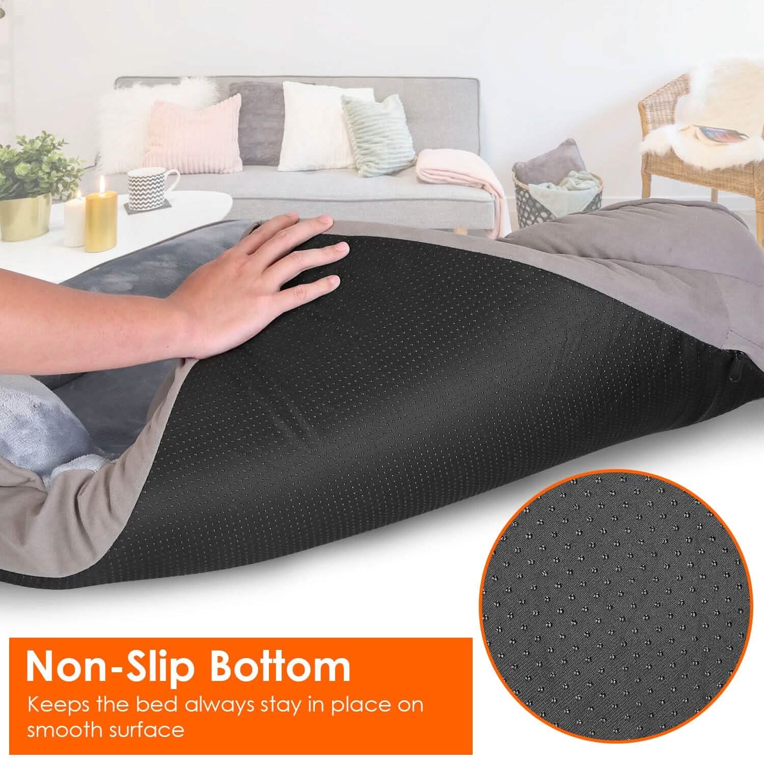 Soft Warm Plush Puppy Cozy Nest Sofa Non-Slip Bed Cushion Mat DailySale