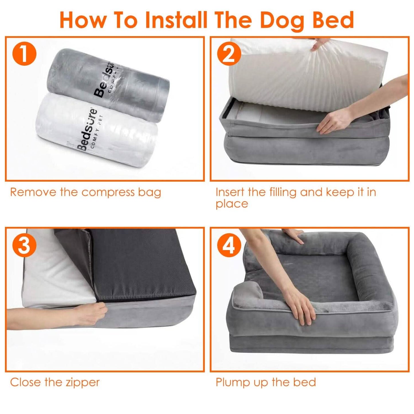Soft Warm Plush Puppy Cozy Nest Sofa Non-Slip Bed Cushion Mat DailySale