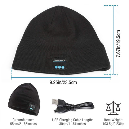 Soft Wireless Beanie Headphone Hat with V4.2 Noise Cancellation DailySale