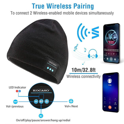 Soft Wireless Beanie Headphone Hat with V4.2 Noise Cancellation DailySale