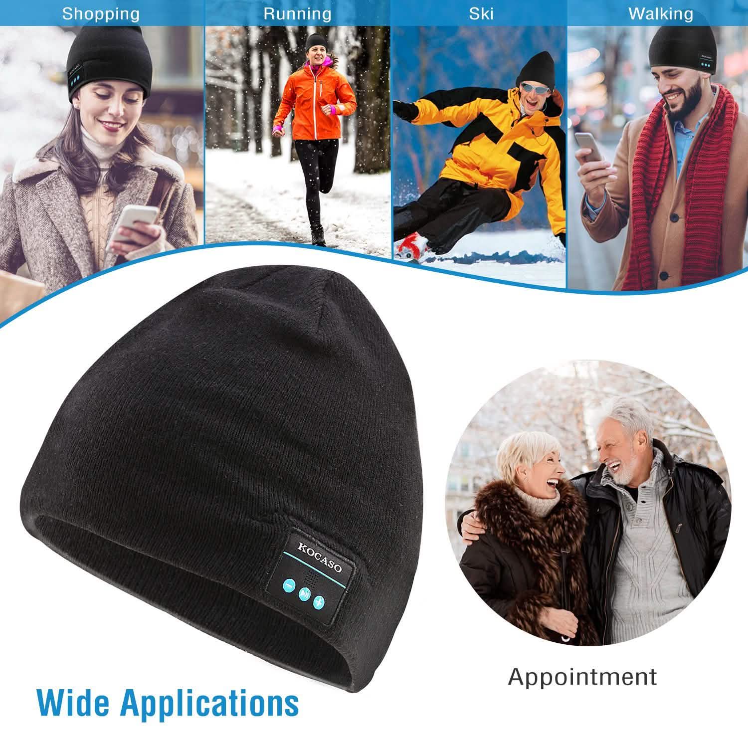 Soft Wireless Beanie Headphone Hat with V4.2 Noise Cancellation DailySale