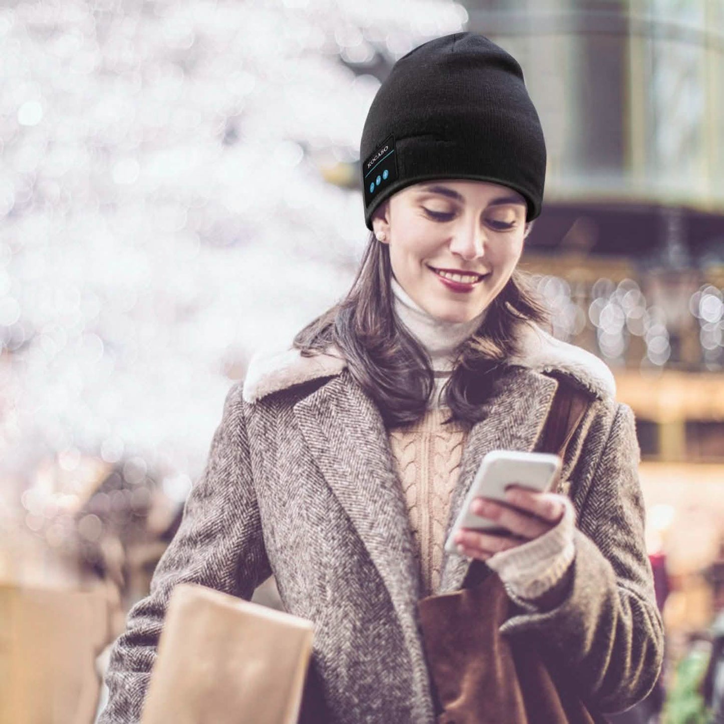 Soft Wireless Beanie Headphone Hat with V4.2 Noise Cancellation DailySale
